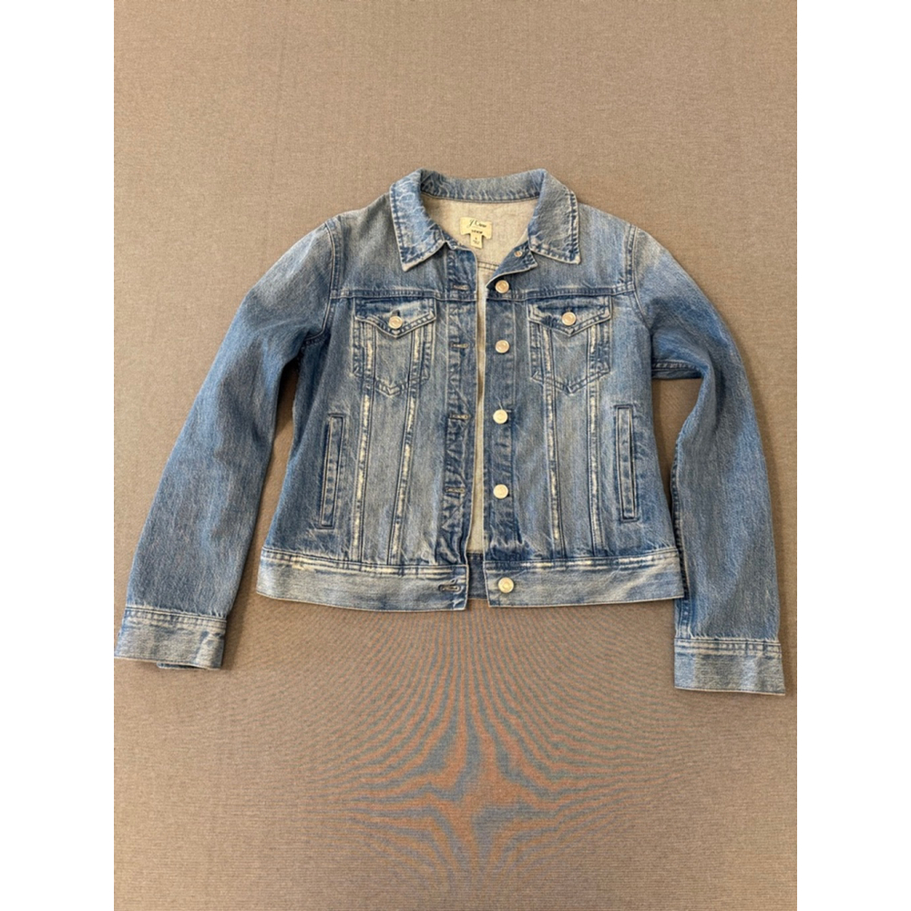 J Crew Classic Regular Fit Denim Jacket 100% Cotton Light Blue Size S - Picture 8 of 8